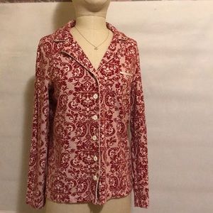 {Soma} Long Sleeve PJ Pajama Top size Medium